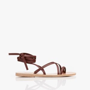 Ancient Greek Sandal Morfi size 36 chestnut brown